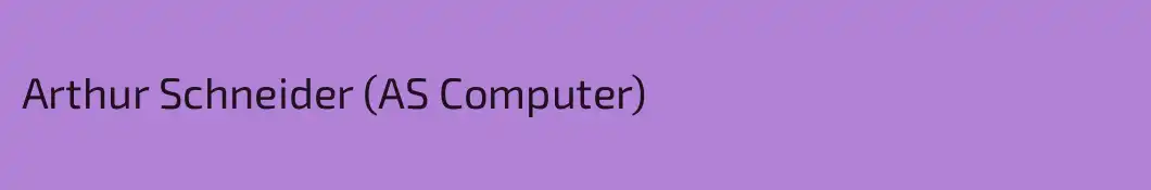 Arthur Schneider (AS Computer)